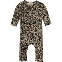 MarMar Jumpsuit - Brun Leopard Mønster - - 68 - Jumpsuit