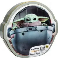 PRIME 3D Puslespill - 3D - 300 Brikker - Mandalorian Tin - - OneSize - Puslespill