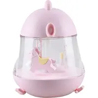 Rabbit & Friends Lampe - 16x13 cm - Karusell m. Musikk - Rosa - - OneSize - Lampe