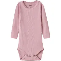 Name it Body I/e - Noos - Rib - NbfKab - Duftende Lilac - - 1 år (80) - Langermet Body