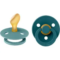 BIBS Smokk Colour 2 PACK Latex Anatomical Island Sea/Forest Lake (Strl.2: 6 mnd +)