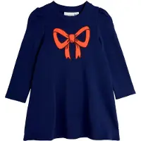 Mini Rodini Kjole - Bow - Blue - - 2-3 år (92-98) - Kjole