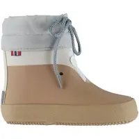 Viking Gummistøvler - Alv Barfot - Beige m. Trykk - - 21 - Gummistøvler