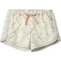 Wheat Shorts - Inger - Ivory Rutete blomster - - 5 år (110) - Shorts