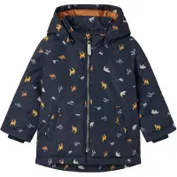 Name it Polstret Jakke - Noos - NmmMax - Dark Sapphire/Mini Safa - - 2 år (92) - Dunjakke