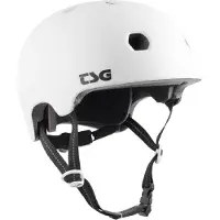 TSG Sykkelhjelm - Meta Solid Color - Satin White - - 61-63 cm - Sykkelhjelm