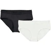 Molo Truser - Jana - 2-pack - Svart/Hvit - - 5-6 år (110-116) - Truser
