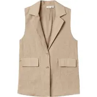 Name it Vest - NkfFalinnen - Hummus - - 11-12 år (146-152) - Vest