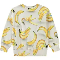 Molo Collegegenser - Mattis - Bananer - - 4 år (104) - Collegegenser