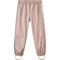 Wheat Regnbukser - PU - Olo - Powder Flower Eng - - 8 år (128) - Regnbukser