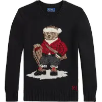 Ralph Lauren Genser - Strikk - Holiday Black - - 8 år (128) - Genser