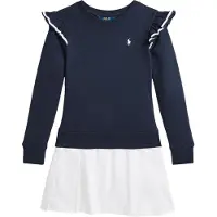 Ralph Lauren Kjole - Navy/Hvit - - 16 år (176) - Kjole