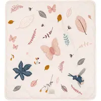 Cam Cam Aktivitetsteppe - 80x80 cm - Pressed Leaves Rose - - OneSize - Aktivitetsteppe
