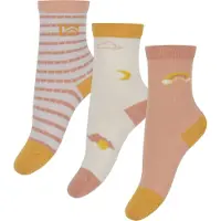 Liewood Sokker - 3-pack - Silas - Dream/Ecru Mix - - 33/36 - Sokker