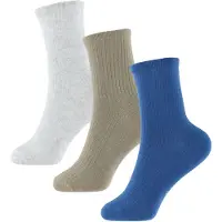 Name it Sokker - 3-pack - NkmBruno - Delft/Vintage Khaki/Grey M - - 31/33 - Sokker