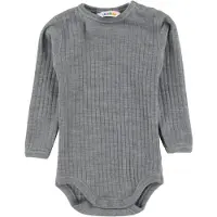 Joha Body - Ull - I/e - Grå - - 100 - Langermet Body