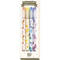 Djeco Tusjer - 4 stk. - Flerfarget m. Glitter - - OneSize - Tusj