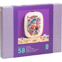 Djeco Kreativt leker - Atelier 58 - Perlebroderi - - OneSize - Kreativt leker