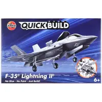 Airfix Sett - QUICKBUILD - F-35B Lightning II J6040 - 38 Deler - - OneSize - Klosser