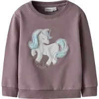 Name it Collegegenser - NmfKisa - Elderberry - - 3 år (98) - Collegegenser
