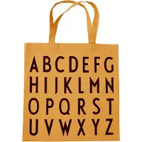 Design Letters Mulepose - ABC - Mustard - - OneSize - Veske