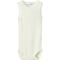 Name it Body u/e - Ull - NbfWang - Snow White m. Hullmønster - - 62 - Body uten ermer