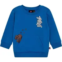 Lego Wear LEGO DUPLO Collegegenser - LWSanyu 702 - Blå. Dyr - - 2 år (92) - Collegegenser