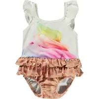 Molo Badedrakt - UV50+ - Nalani - Rainbow Myk iskrem - - 1½-2 år (86-92) - Badetøy