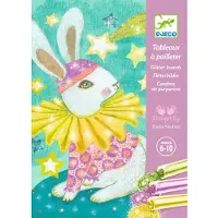 Djeco Kreativt leker - Palleten Bilder - Dyrenes karneval - - OneSize - Kreativt leker