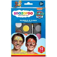 Toymax Ansiktsmaling - 8 Farger - Paw Patrol Rubble og Zuma - - OneSize - Sminke