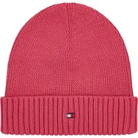 Tommy Hilfiger Lue - Strikk - Small Flagg - Heritage Rosa - - L/XL - Lue