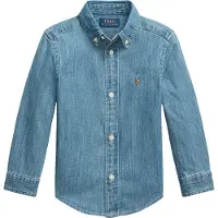 Ralph Lauren Skjorte - Denim - Blå - - 7 år (122) - Skjorte