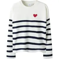 Name it Genser - Strikk - Noos - NkfLine - Dark Sapphire/Cloud D - - 11-12 år (146-152) - Genser