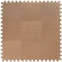 BabyDan Lekematte - 90x90 cm - Cappuccino - - OneSize - Lekematte