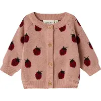 Lil´ Atelier Lil' Atelier Cardigan - Strikk - NbfLulio - Misty Rose - - 74 - Cardigan