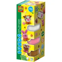 SES Creative Modelleire - 3x90gr/1x40g - FunDo Husdyr - - OneSize - Modelleire