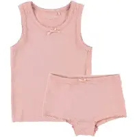 Minymo Undertøy - Bambus - Rosa - - 9 år (134) - Undertøy