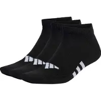 Adidas Ankelsokker - 3-pack - Svart m. Hvit - - 46/48 - Sokker