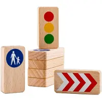 Waytoplay Treleker - Trafikklys og trafikkskilt - - OneSize - Leketøy