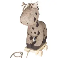 Smallstuff Leker på hjul - Hest - 30x30 cm - Nature/Brown - - OneSize - Leker på hjul