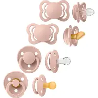 BIBS Smokker - Prøv-det-kolleksjon - 4-pack - Str. 1 - Blush - - OneSize - Smokk
