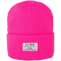 Lil' Boo Copenhagen Lil'Boo Copenhagen Lue - Rib/Strikk - Koselig - Neon Rosa - - 4-13 år - Lue