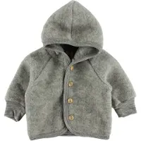 Engel Cardigan - Ull - Grå Melert - - 62/68 - Cardigan