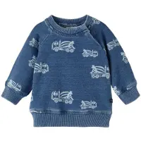 Name it Collegegenser - NbmDann - Medium+ Blue Denim - - 62 - Collegegenser