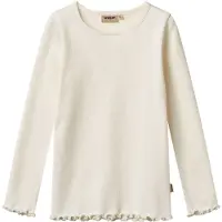 Wheat Genser - Rib - Ida - Ivory - - 6 år (116) - Genser