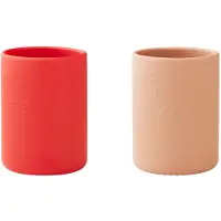 Liewood Kopper - 2-pack - Ethan - Apple Rød/Toscana Rose Mix - - OneSize - Kopp