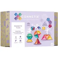 Connetix Magnetsett - 48 Deler - Pastel Formutvidelsespakke - - OneSize - Magnetisk leketøy
