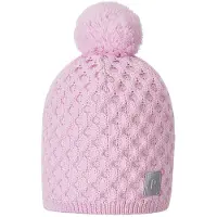 Reima Lue m. Fleece - Ull/Polyester stoff - Nyksund - Pale Rose - - 48 cm - Lue