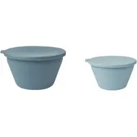 Liewood Skåler - Silikon - Sammenleggbar - 2-pack - Dale - Sea B - - OneSize - Skål