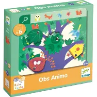 Djeco Observasjonsspill - Obs Animo - - OneSize - Spill